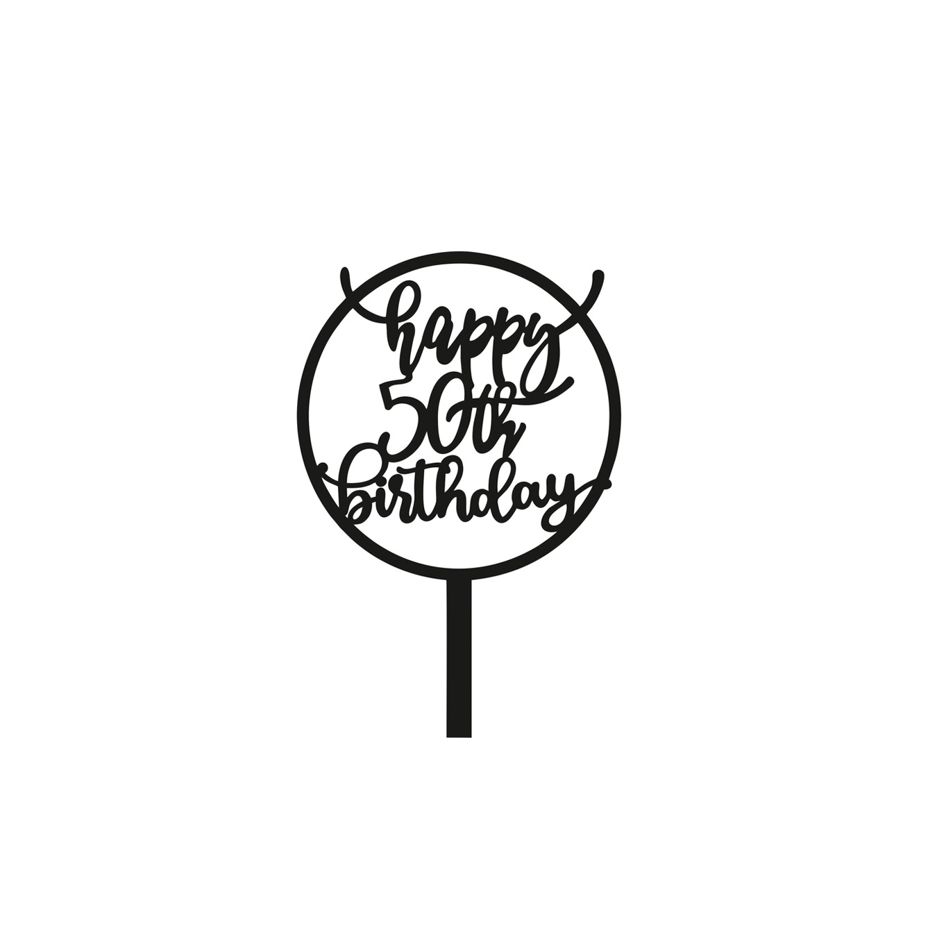 Happy 50th (round)